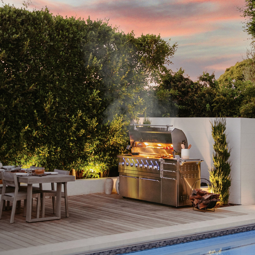 2025 American Made Grills Encore 54" Freestanding Hybrid Grill 