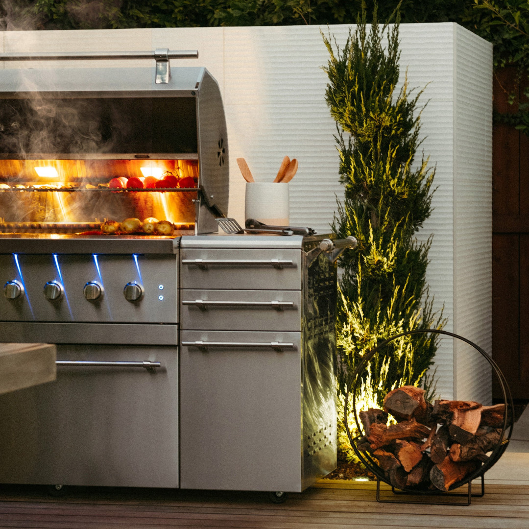 2025 American Made Grills Encore 54" Freestanding Hybrid Grill 