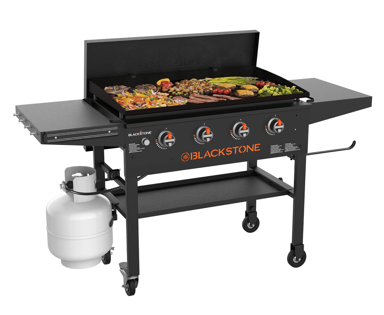 2024 Blackstone Grills 36″ Griddle with Hard Cover & High Shelves
