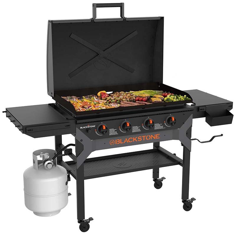 2024 Blackstone Grills Iron Forged 36" Griddle Cooking Station with Hood and Omnivore Top
