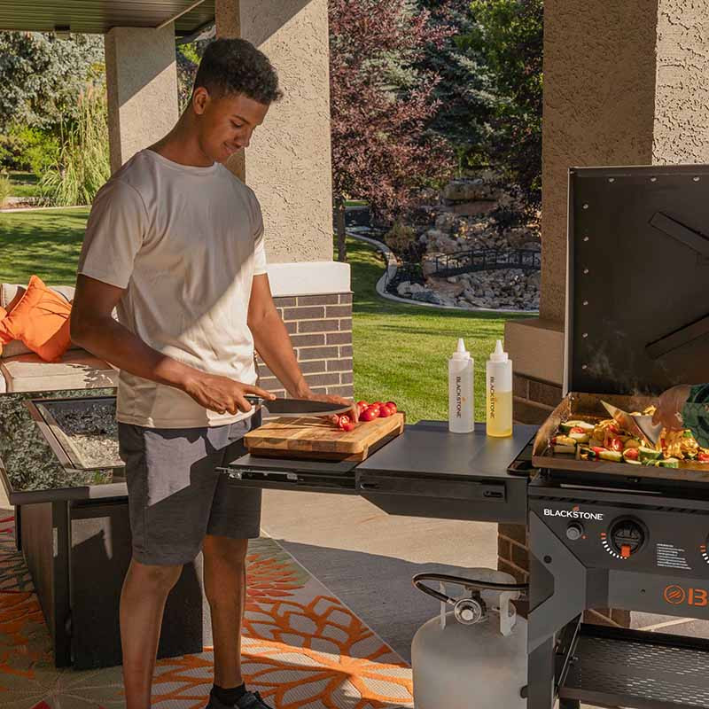 2024 Blackstone Grills Iron Forged 36" Griddle Cooking Station with Hood and Omnivore Top