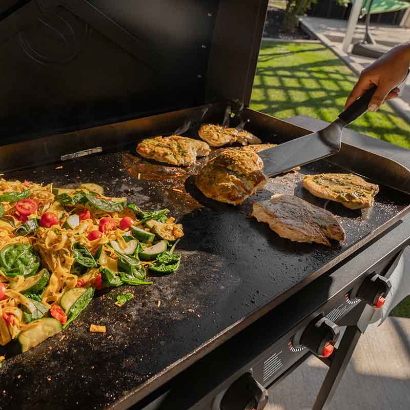 2024 Blackstone Grills Iron Forged 36" Griddle Cooking Station with Hood and Omnivore Top