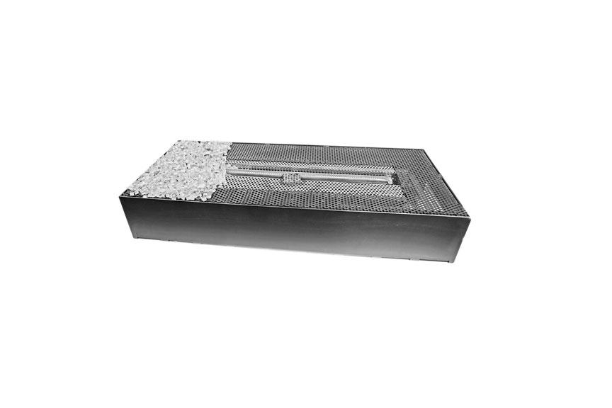 2026 Grand Canyon Gas Logs Bedrock Burner Contemporary Drop-in Burner