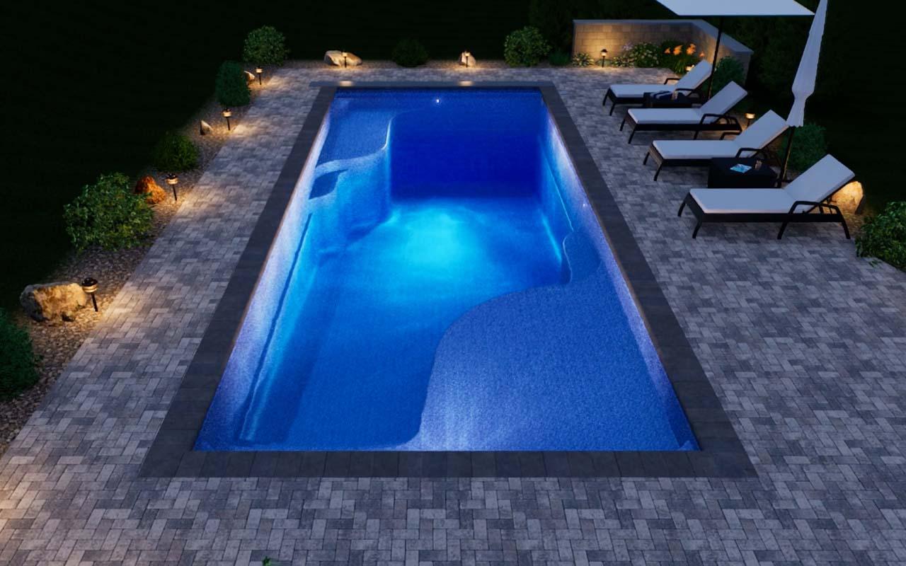 2026 Latham Ariel 16 Fiberglass Pool