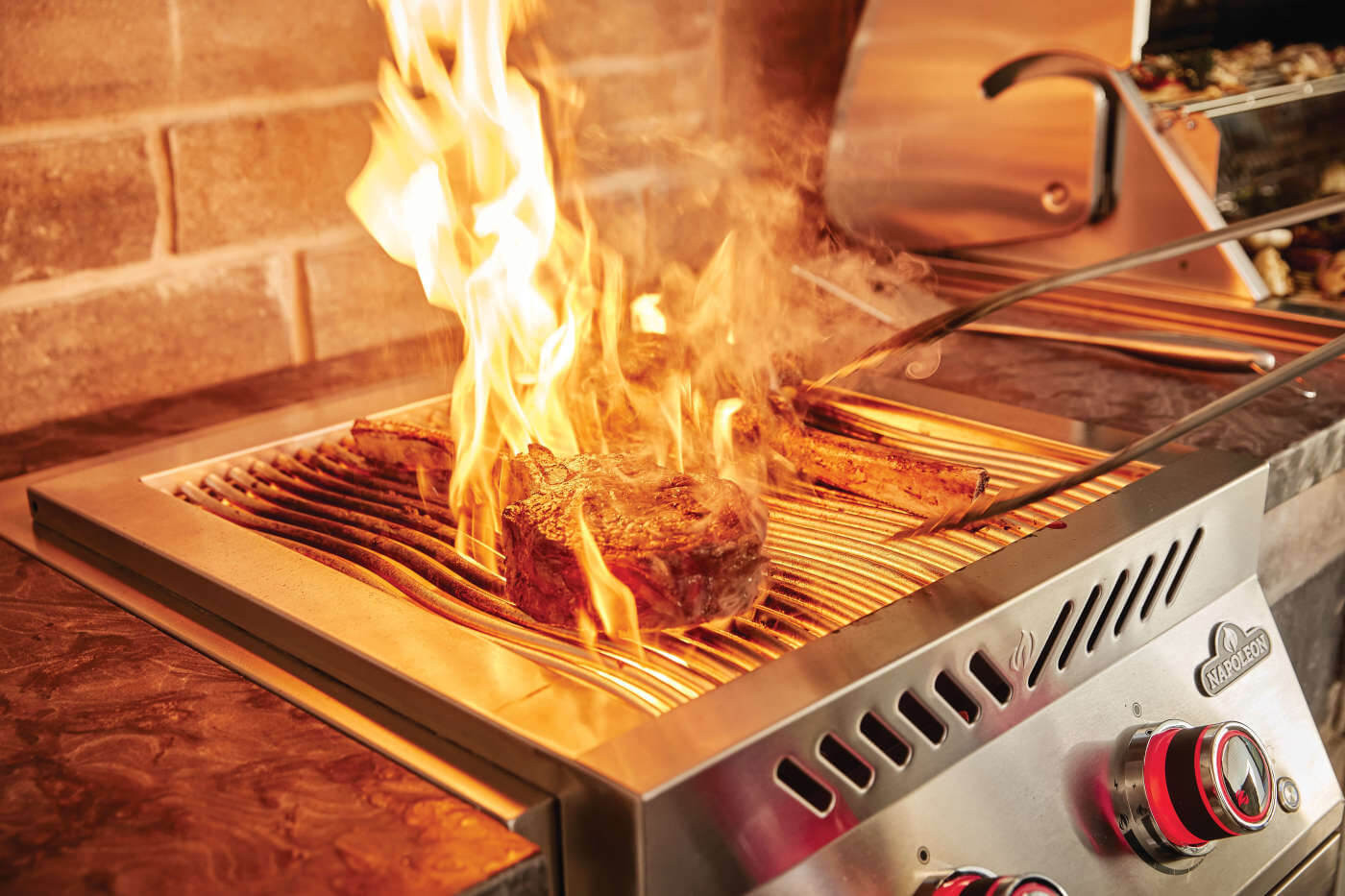Napoleon Built-in 700 Series Dual Infrared Burner With Stainless