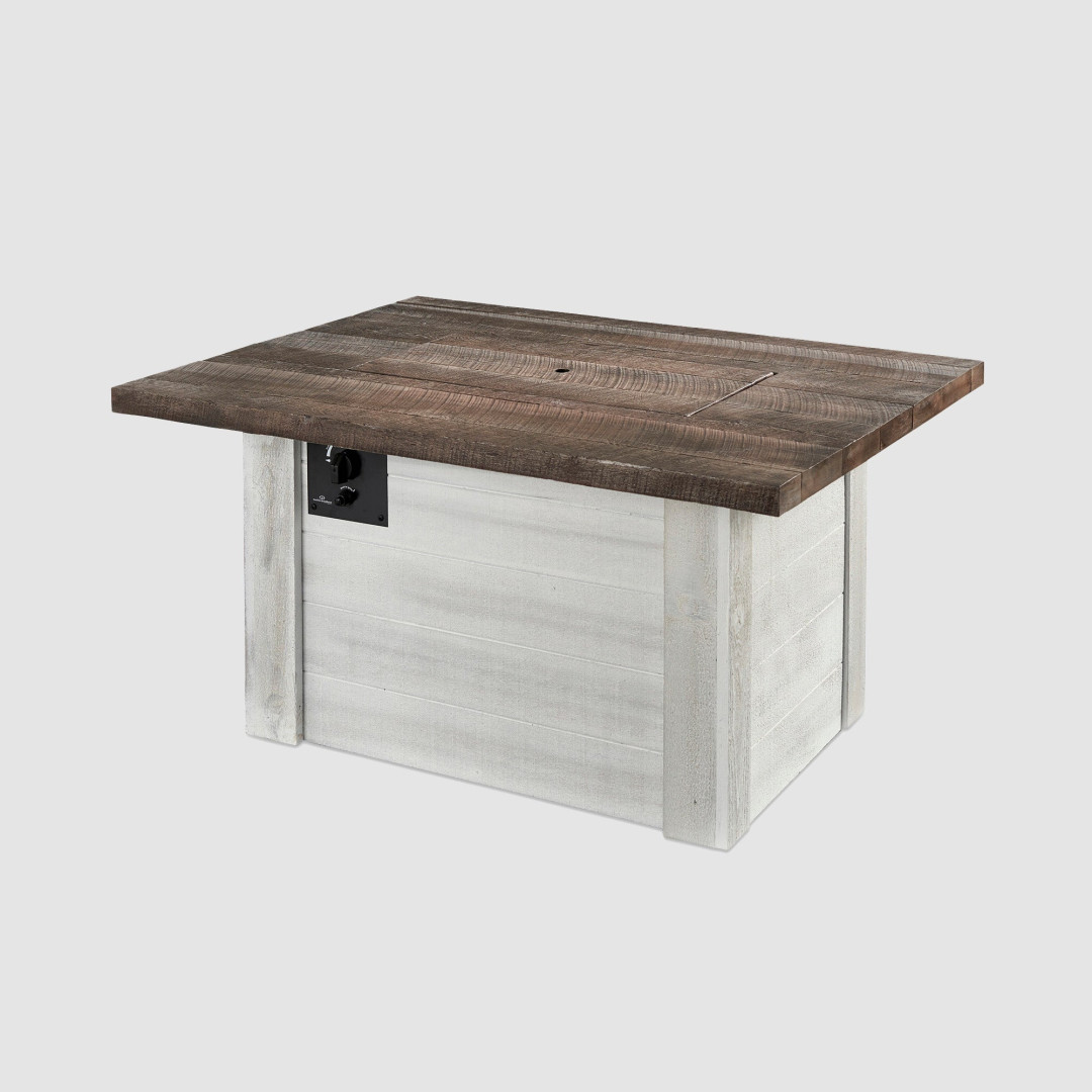 2026 Outdoor GreatRoom Alcott Rectangular Gas Fire Pit Table