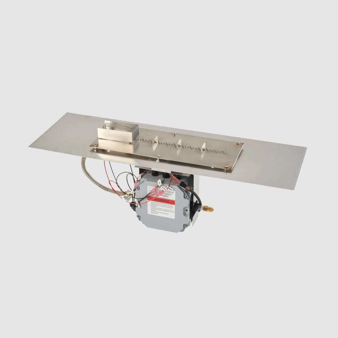 2026 Outdoor GreatRoom Crystal Fire Plus Linear Gas Burner Insert and Plate Kit