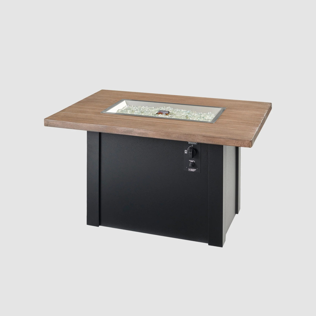 2026 Outdoor GreatRoom Havenwood Rectangular Gas Fire Pit Table 44"