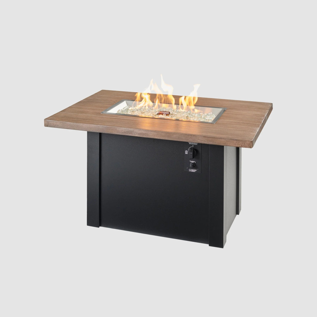 2026 Outdoor GreatRoom Havenwood Rectangular Gas Fire Pit Table 44"