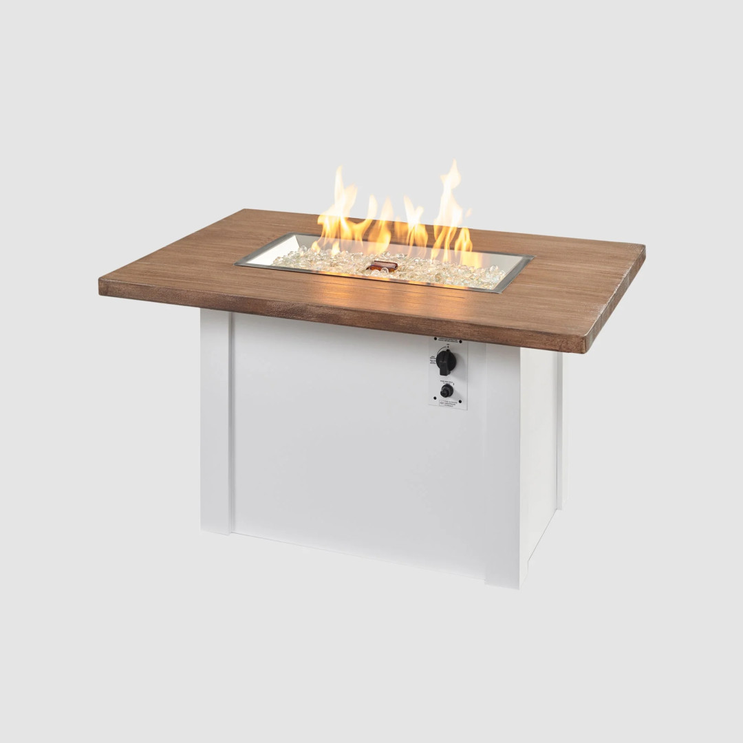 2026 Outdoor GreatRoom Havenwood Rectangular Gas Fire Pit Table 44"
