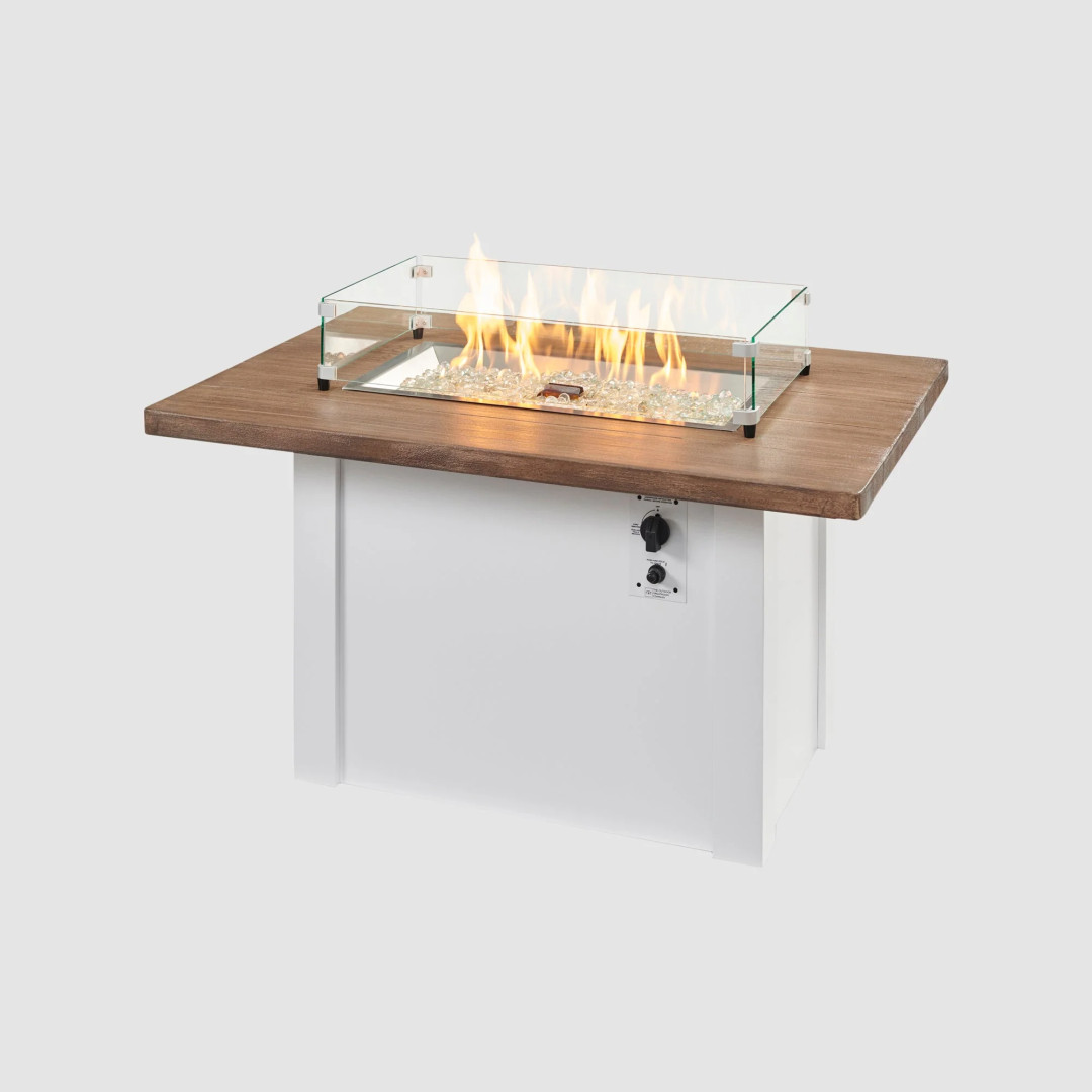2026 Outdoor GreatRoom Havenwood Rectangular Gas Fire Pit Table 44"