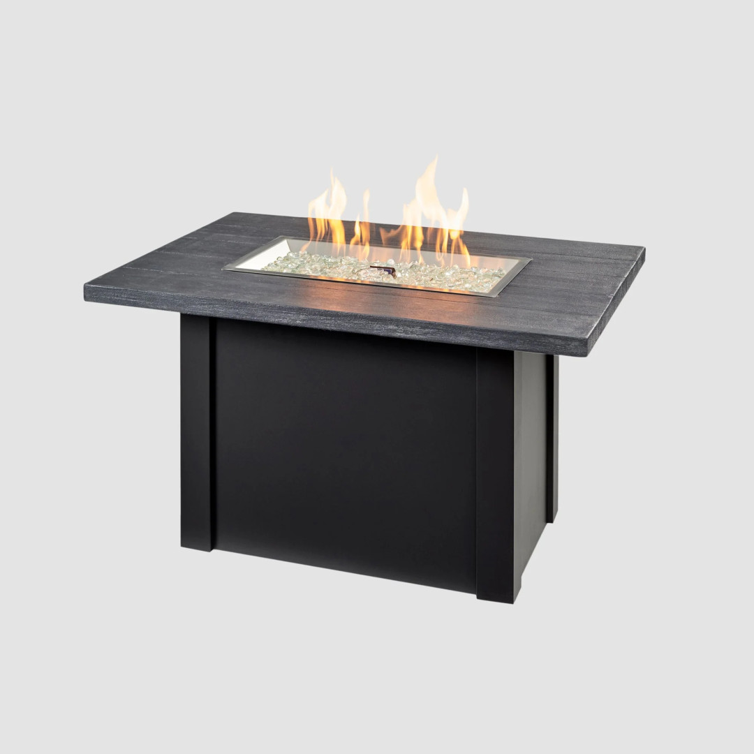 2026 Outdoor GreatRoom Havenwood Rectangular Gas Fire Pit Table 44"