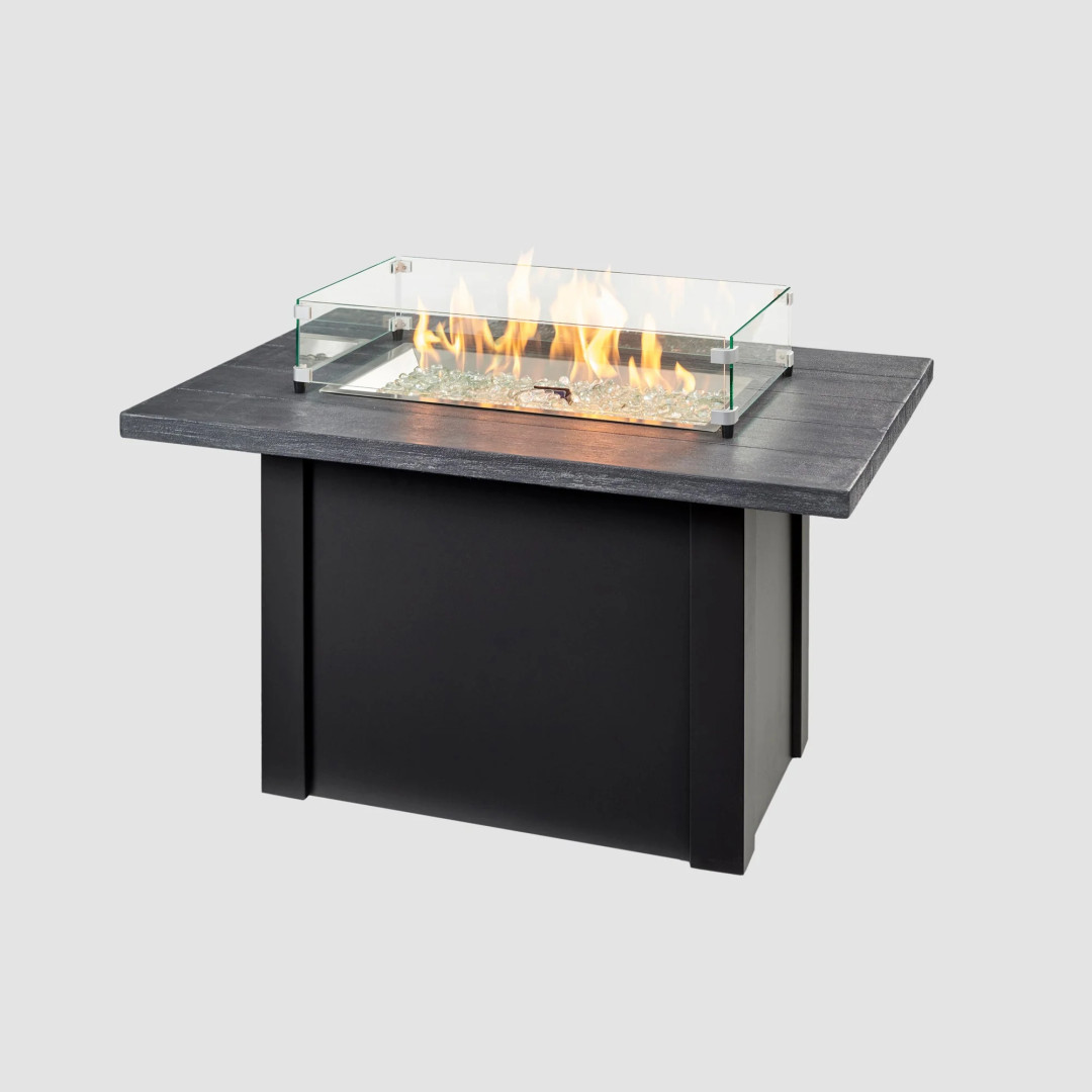2026 Outdoor GreatRoom Havenwood Rectangular Gas Fire Pit Table 44"