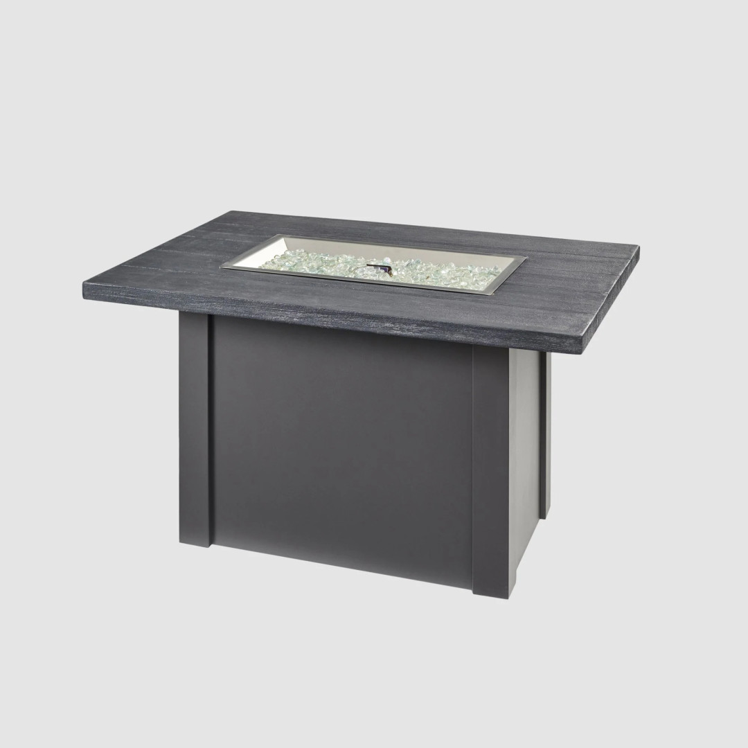 2026 Outdoor GreatRoom Havenwood Rectangular Gas Fire Pit Table 44"