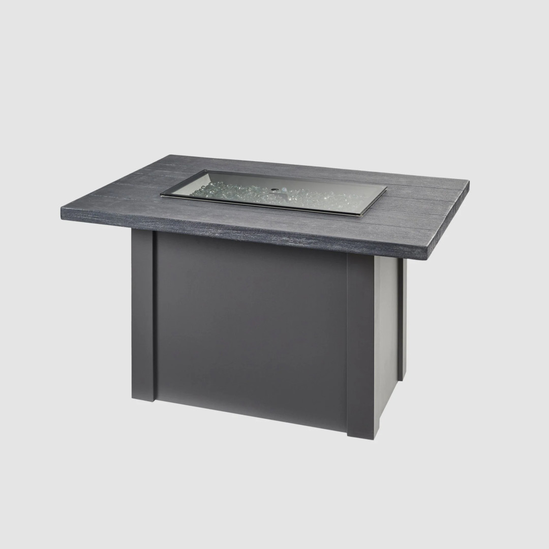 2026 Outdoor GreatRoom Havenwood Rectangular Gas Fire Pit Table 44"