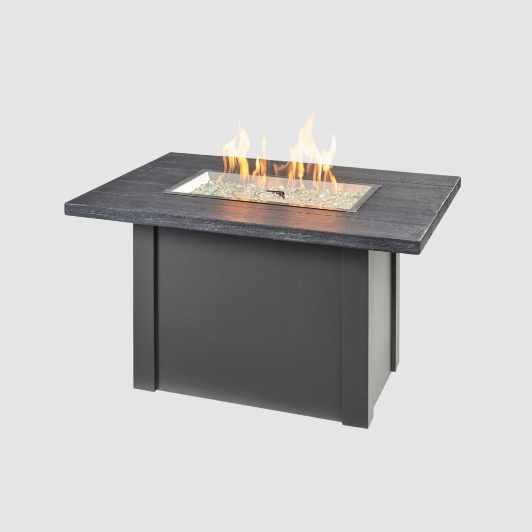 2026 Outdoor GreatRoom Havenwood Rectangular Gas Fire Pit Table 44"