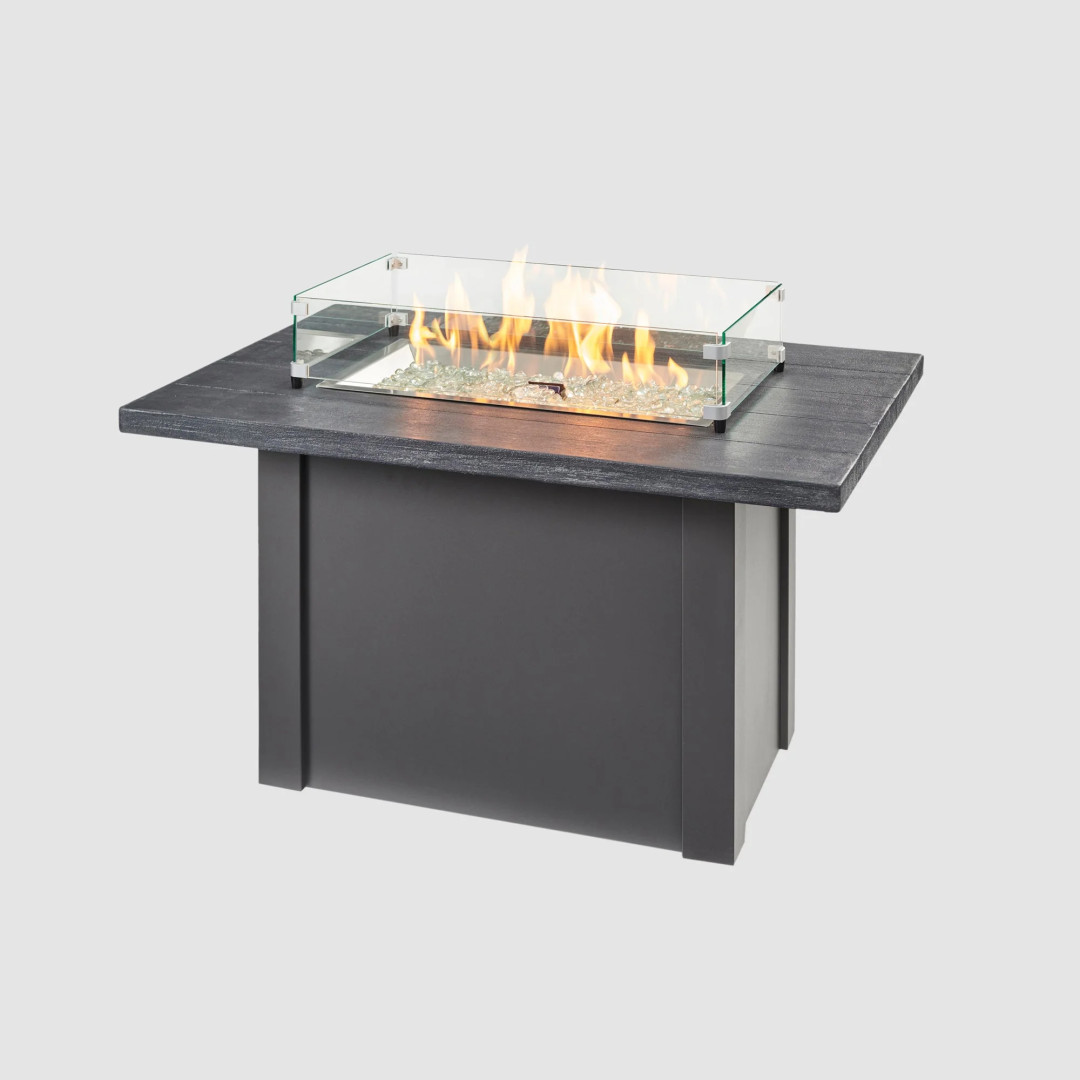 2026 Outdoor GreatRoom Havenwood Rectangular Gas Fire Pit Table 44"