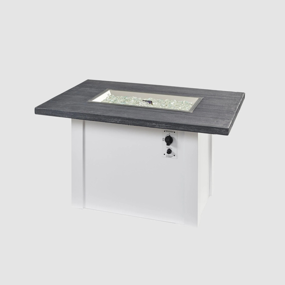 2026 Outdoor GreatRoom Havenwood Rectangular Gas Fire Pit Table 44"