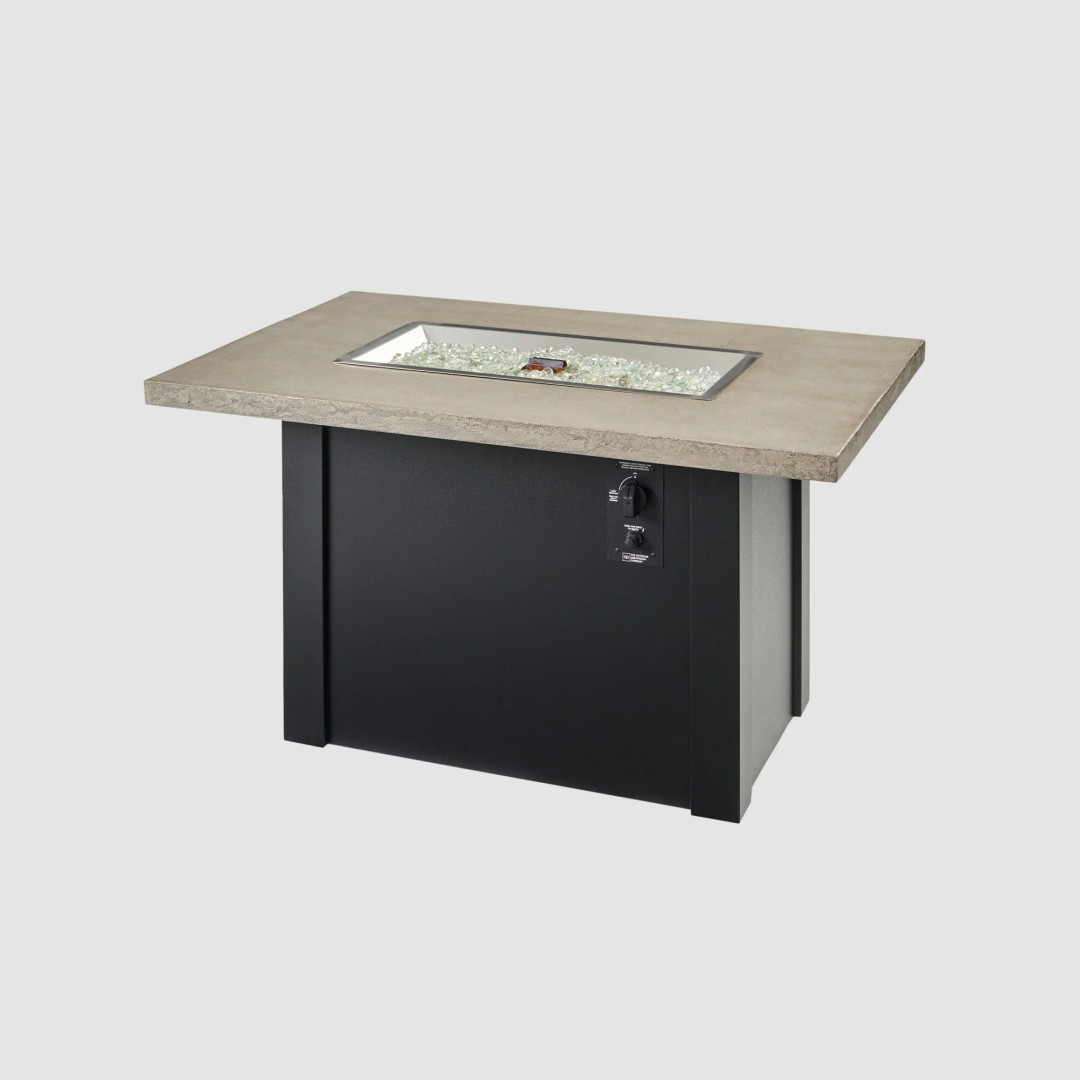 2026 Outdoor GreatRoom Havenwood Rectangular Gas Fire Pit Table 44"