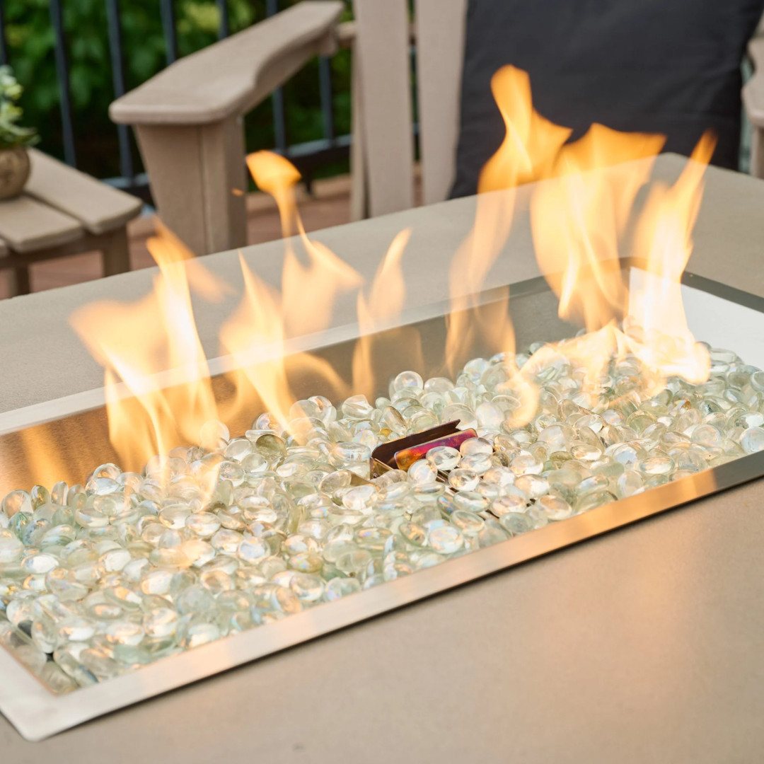2026 Outdoor GreatRoom Havenwood Rectangular Gas Fire Pit Table 44"