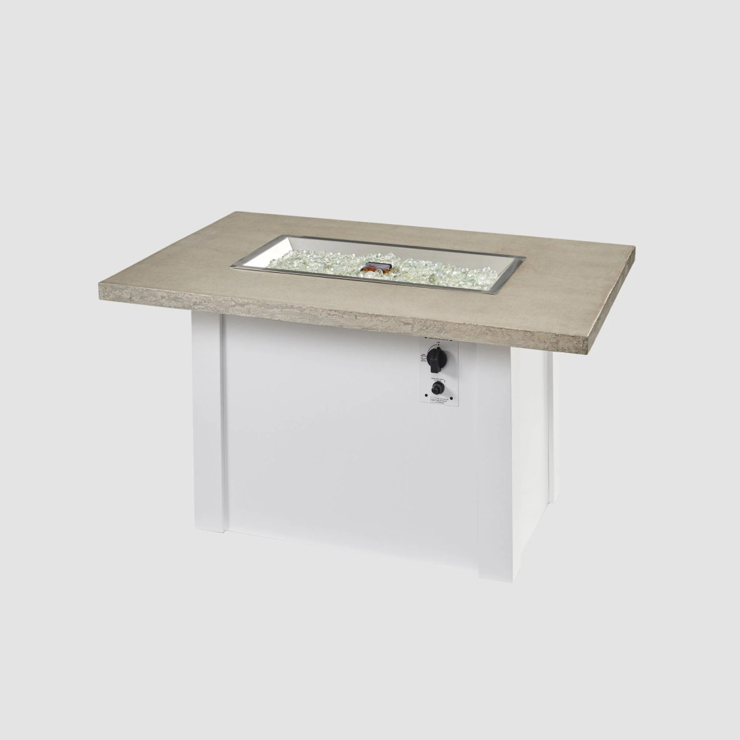 2026 Outdoor GreatRoom Havenwood Rectangular Gas Fire Pit Table 44"