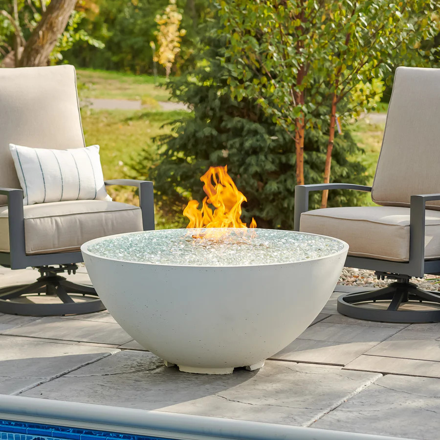2026 Outdoor GreatRoom Cove 42 Inch Round Edge Gas Fire Pit Bowl