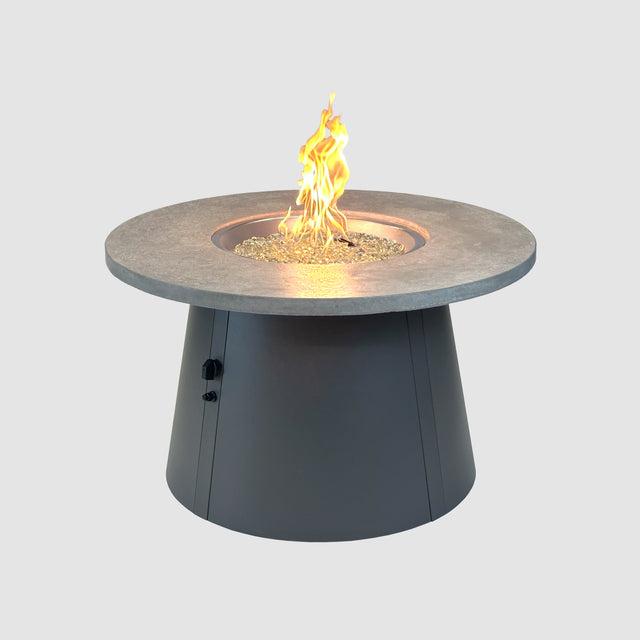 2026 Outdoor GreatRoom Cirvalo Round Gas Fire Pit Table
