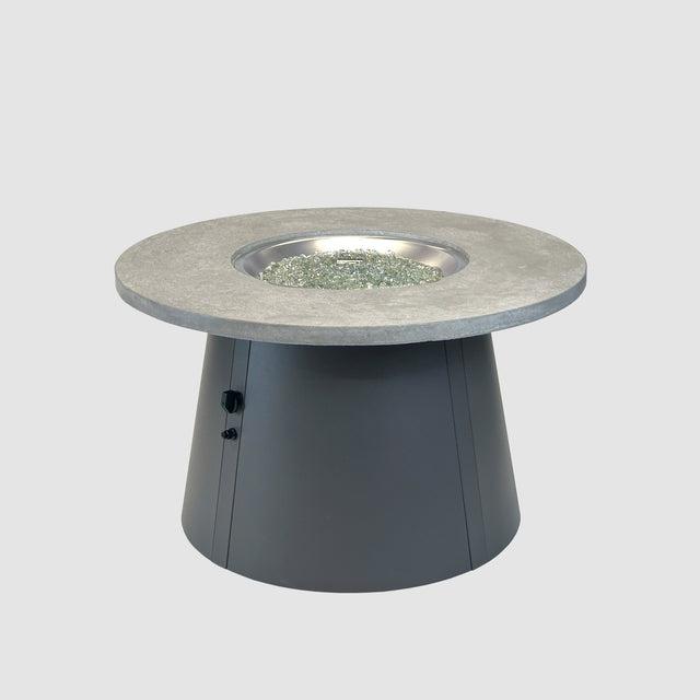 2026 Outdoor GreatRoom Cirvalo Round Gas Fire Pit Table