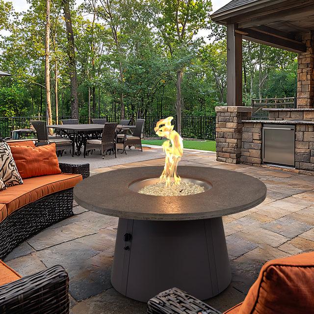 2026 Outdoor GreatRoom Cirvalo Round Gas Fire Pit Table