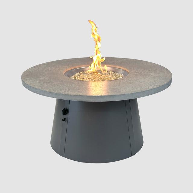 2026 Outdoor GreatRoom Cirvalo Round Gas Fire Pit Table