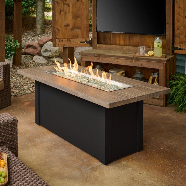 2026 Outdoor GreatRoom Havenwood Linear Gas Fire Pit Table 62"