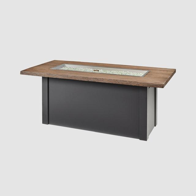2026 Outdoor GreatRoom Havenwood Linear Gas Fire Pit Table 62"