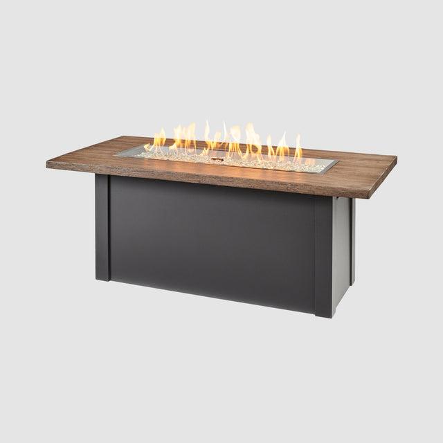 2026 Outdoor GreatRoom Havenwood Linear Gas Fire Pit Table 62"