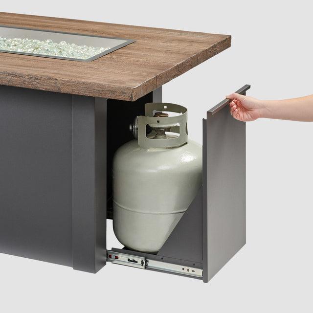 2026 Outdoor GreatRoom Havenwood Linear Gas Fire Pit Table 62"