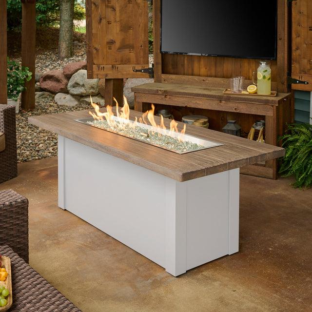 2026 Outdoor GreatRoom Havenwood Linear Gas Fire Pit Table 62"