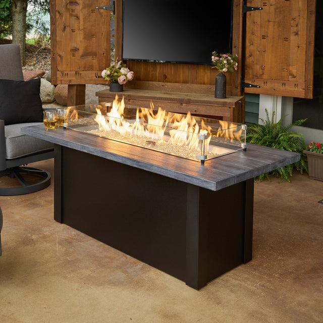 2026 Outdoor GreatRoom Havenwood Linear Gas Fire Pit Table 62"