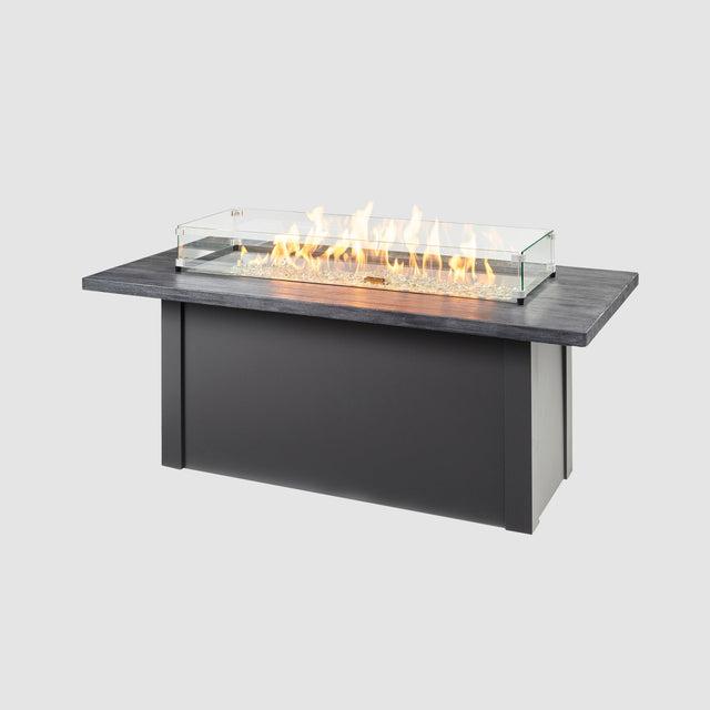2026 Outdoor GreatRoom Havenwood Linear Gas Fire Pit Table 62"