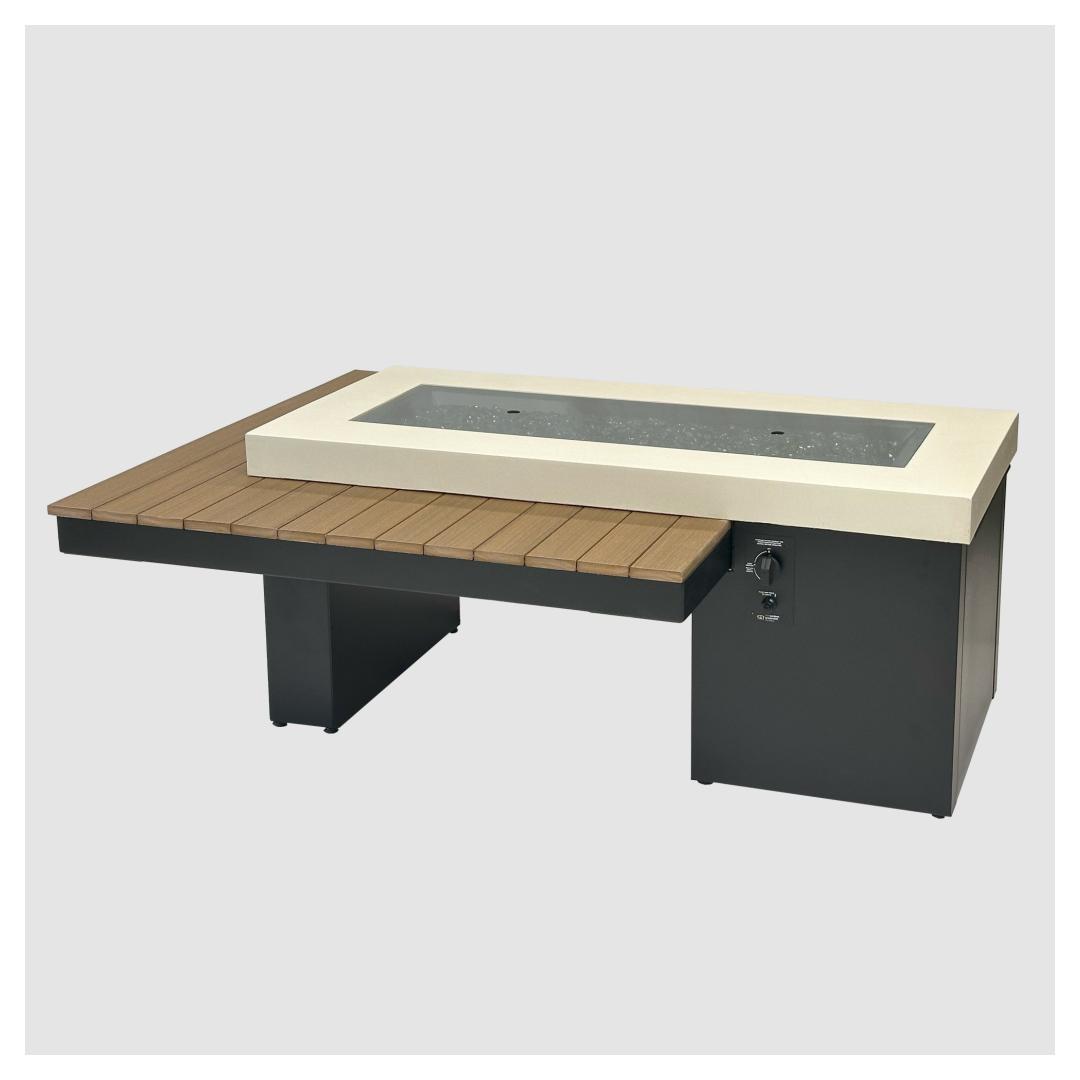 2026 Outdoor GreatRoom Uptown Linear Gas Fire Table