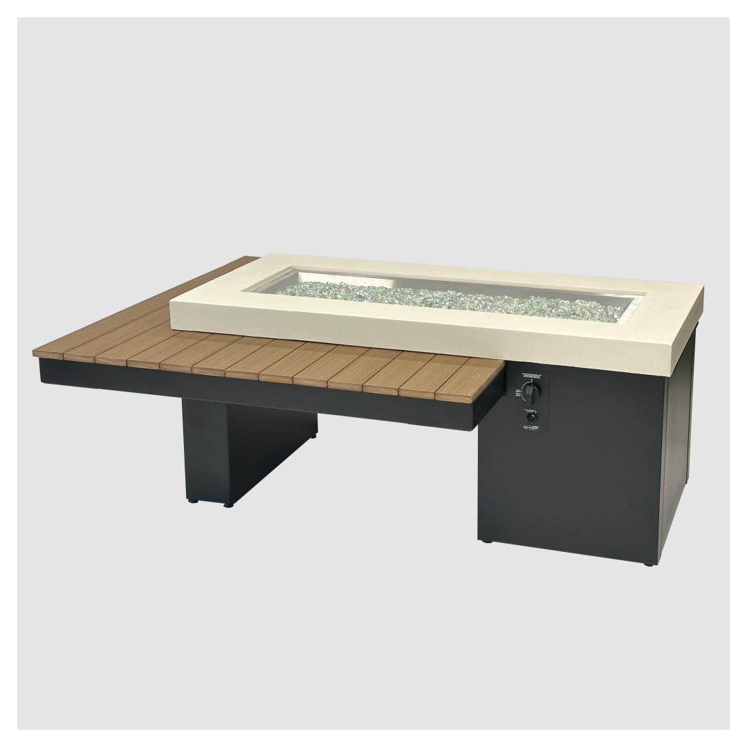 2026 Outdoor GreatRoom Uptown Linear Gas Fire Table