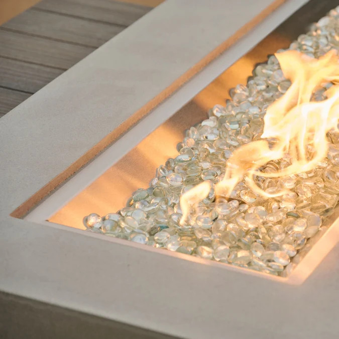 2026 Outdoor GreatRoom Uptown Linear Gas Fire Table
